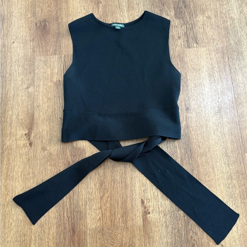 Women’s Tie-Back Crewneck Sweater. Wild Fable.